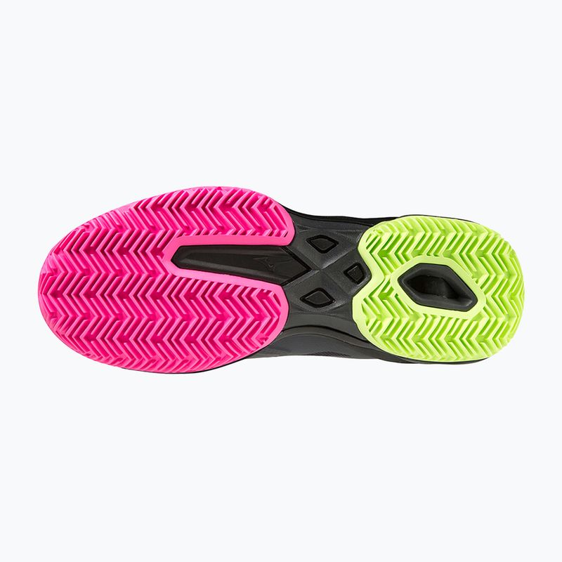 Dámské boty na padel Mizuno Wave Exceed Light Padel ebony/pink glo/neo lime 13