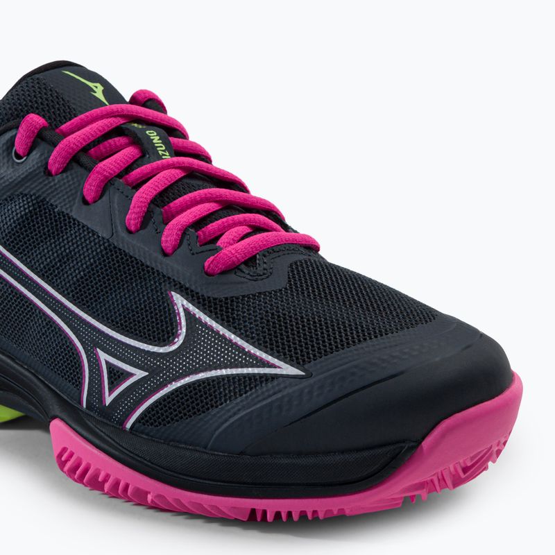Dámské boty na padel Mizuno Wave Exceed Light Padel ebony/pink glo/neo lime 7