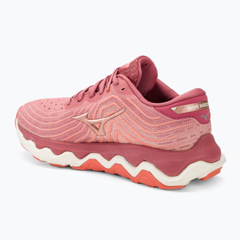 Dámská běžecká obuv Mizuno Wave Horizon 6 granátově růžová/rose copper/persimmon 3