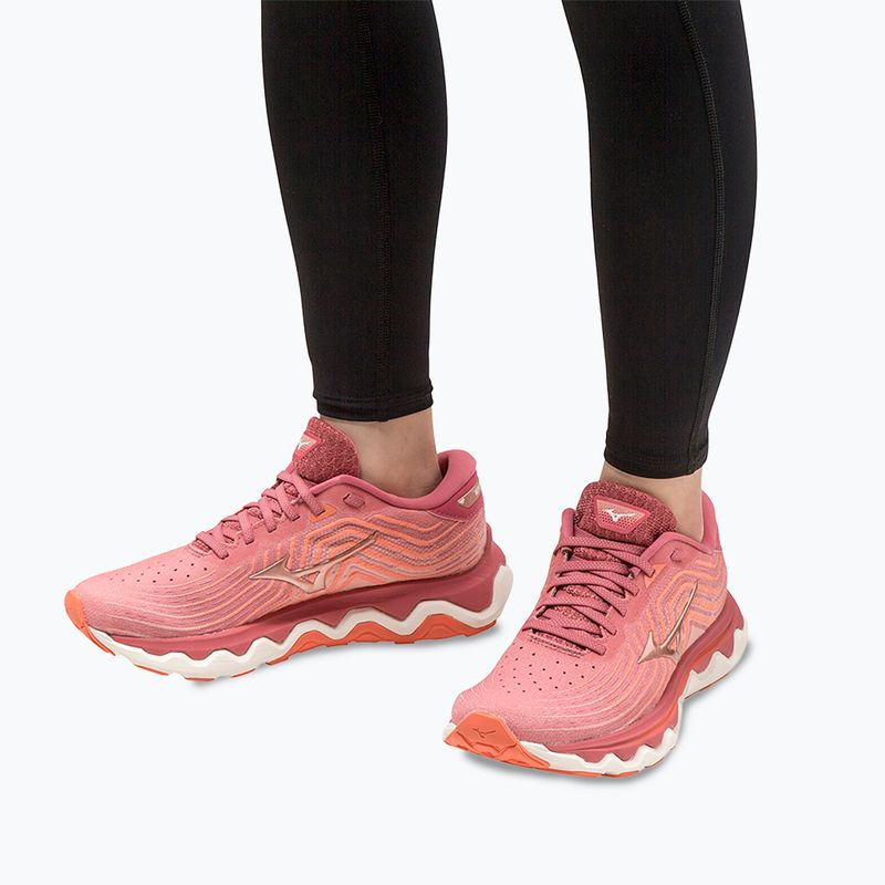 Dámská běžecká obuv Mizuno Wave Horizon 6 granátově růžová/rose copper/persimmon 4