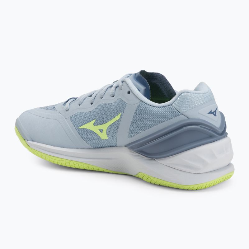 Dámské boty na házenou Mizuno Wave Stealth Neo heather/white/neo lime 3