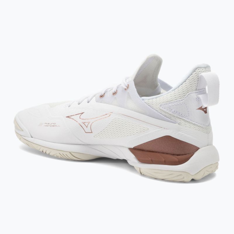 Dámské boty na házenou Mizuno Wave Mirage 4 white/rose/snow white 3
