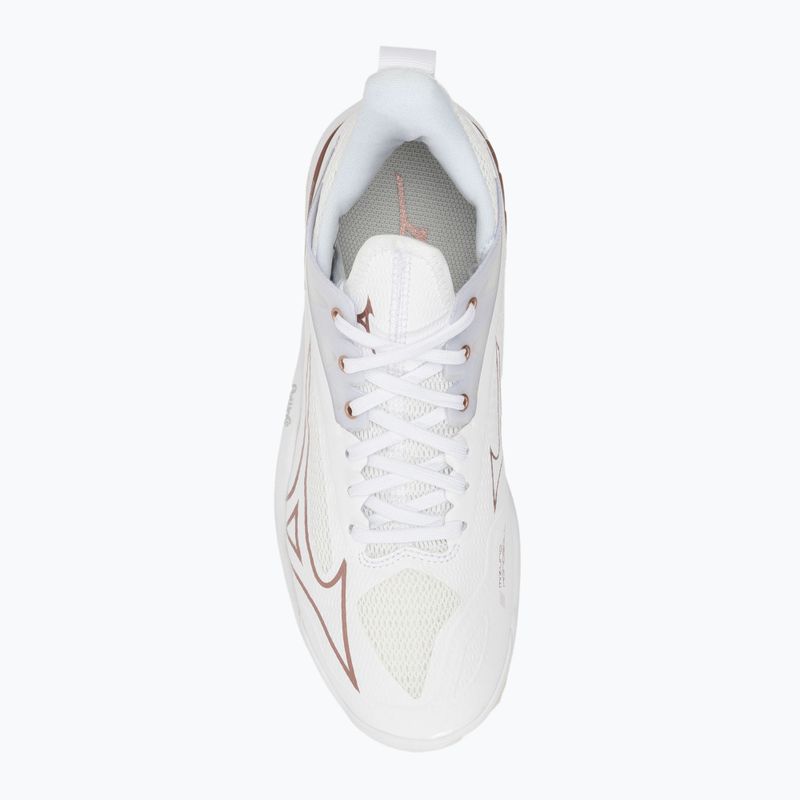 Dámské boty na házenou Mizuno Wave Mirage 4 white/rose/snow white 5