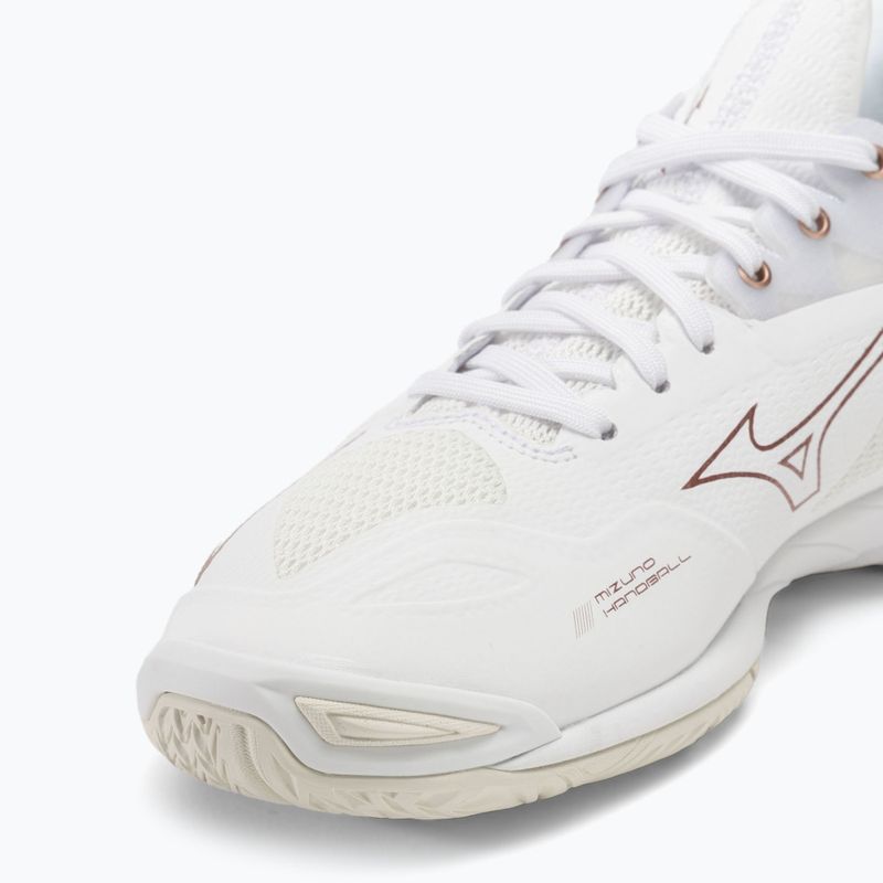 Dámské boty na házenou Mizuno Wave Mirage 4 white/rose/snow white 7