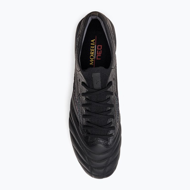 Fotbalové boty Mizuno Morelia Neo III Beta Elite MD černé P1GA229199 6