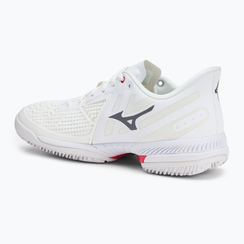 Dámské tenisové boty Mizuno Wave Exceed Tour 5 CC undyed white/quiet shade/opera red 3