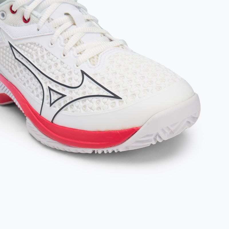 Dámské tenisové boty Mizuno Wave Exceed Tour 5 CC undyed white/quiet shade/opera red 7