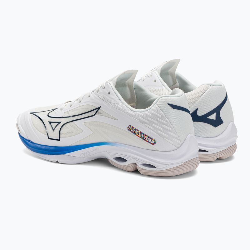 Pánská volejbalová obuv Mizuno Wave Lightning Z7 undyed white/moonlit ocean/peace blue 4