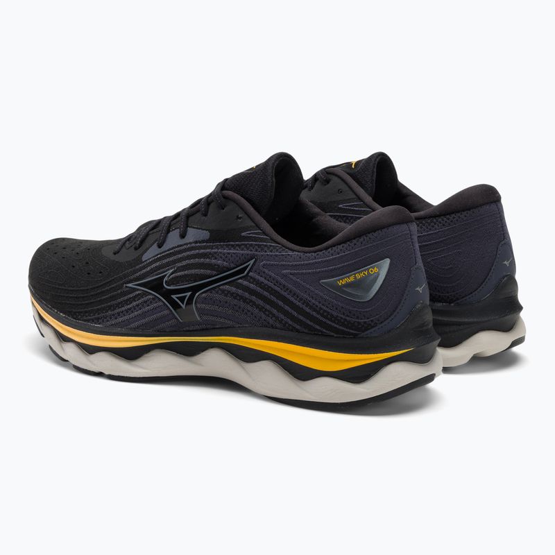 Pánská běžecká obuv Mizuno Wave Sky 6 black/tradewinds/gold fusion 3
