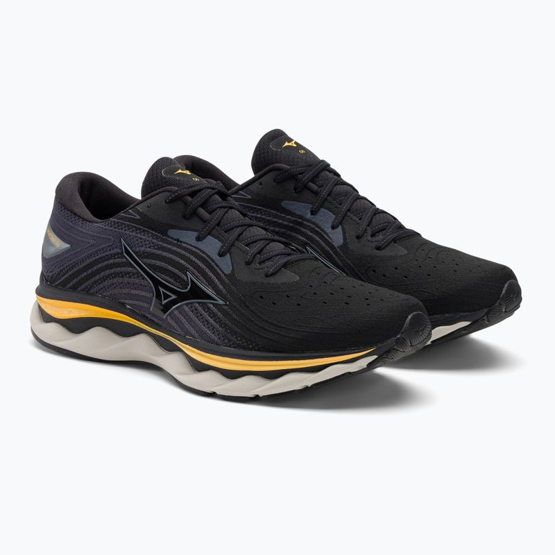 Pánská běžecká obuv Mizuno Wave Sky 6 black/tradewinds/gold fusion 4