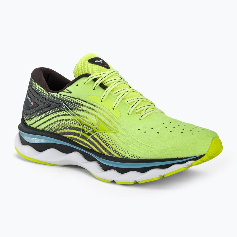 Pánské  běžecké boty   Mizuno Wave Sky 6 neo lime skywriting/black