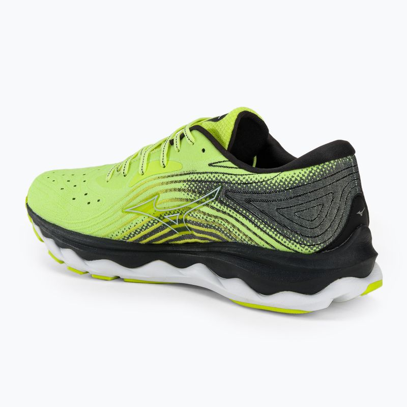 Pánské  běžecké boty   Mizuno Wave Sky 6 neo lime skywriting/black 3