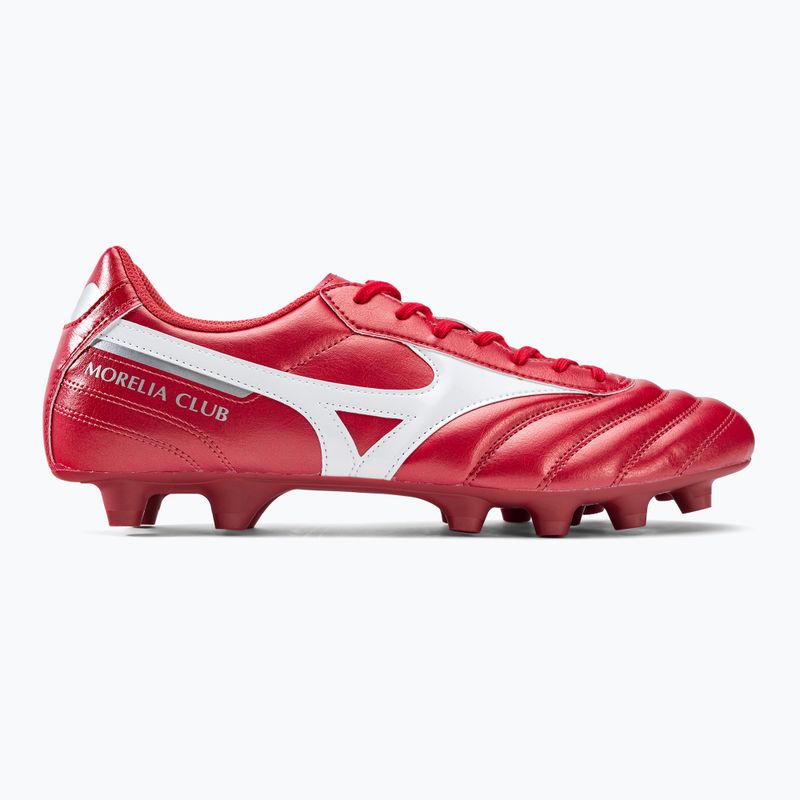 Mizuno Morelia II Club MD pánské kopačky červená P1GA221660 2