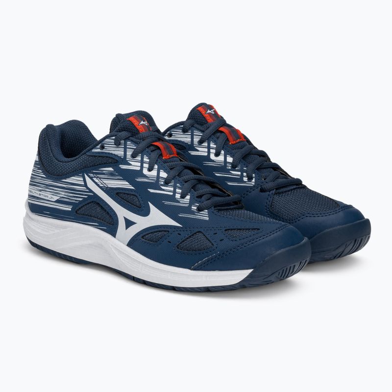 Dětská házenkářská obuv Mizuno Stealth Star C blue X1GC2107K21 4