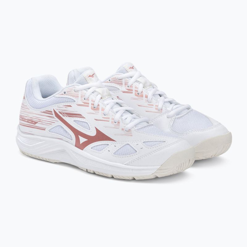Dětská házenkářská obuv Mizuno Stealth Star C bílá X1GC2107K36 4