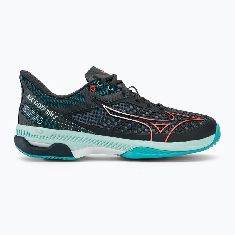 Pánské boty na tenis Mizuno Wave Exceed Tour 5 AC collegiate blue/soleil/tanager turquoise 2