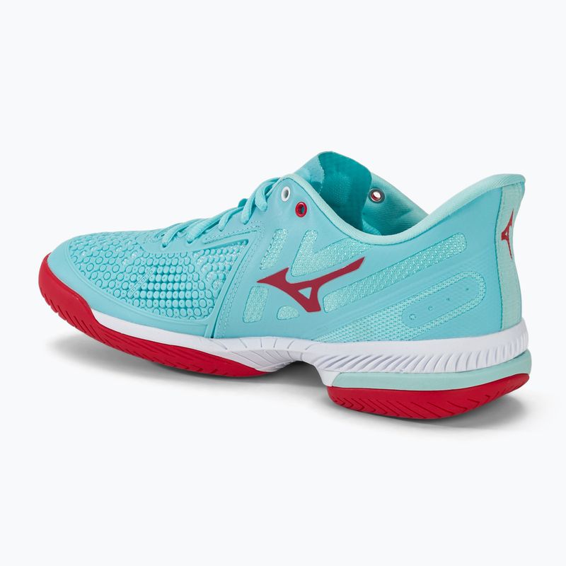 Dámské tenisové boty Mizuno Wave Exceed Tour 5 AC tanger turquoise/fiery coral 2/white 3