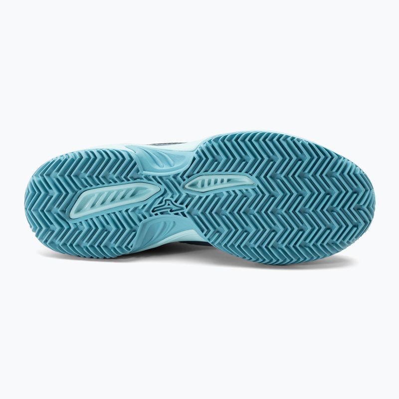 Dětské tenisové boty Mizuno Exceed Star CC collegiate blue/soleil/tanager/turquoise 5