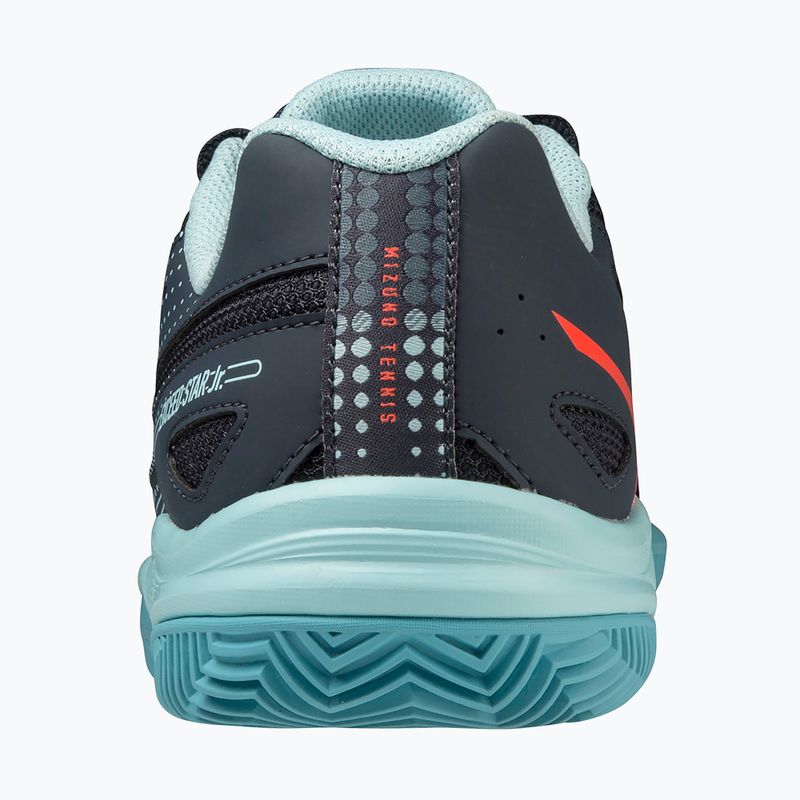 Dětské tenisové boty Mizuno Exceed Star CC collegiate blue/soleil/tanager/turquoise 9