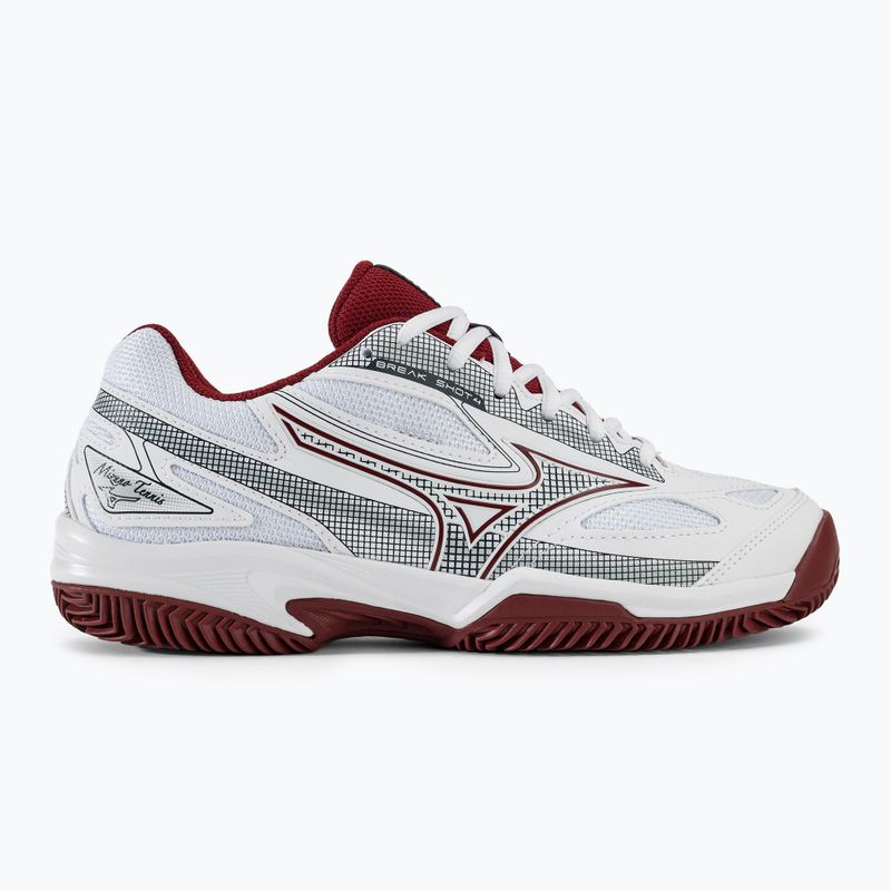 Dámské boty na tenis Mizuno Break Shot 4 CC white/cabernet/papyrus 2