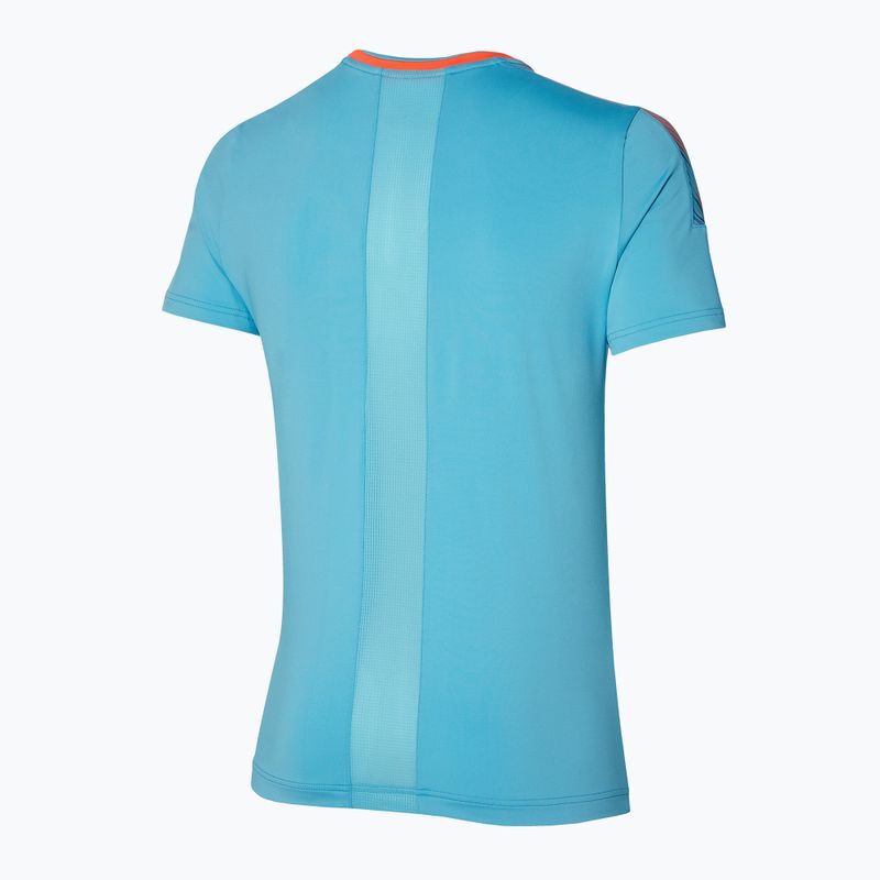 Pánské běžecké tričko Mizuno Shadow Tee blue 62GAA00222 2