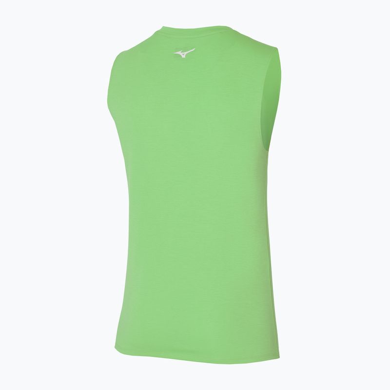 Pánské běžecké tílko tank top Mizuno Impulse Core light green 2