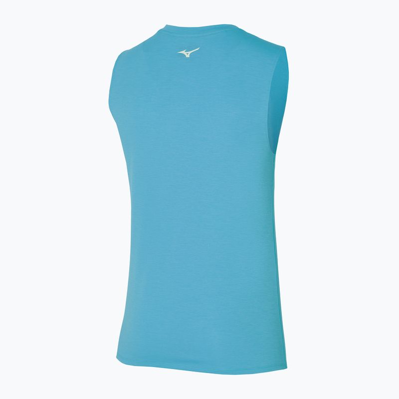 Pánské běžecké tílko tank top Mizuno Impulse Core maui blue 2