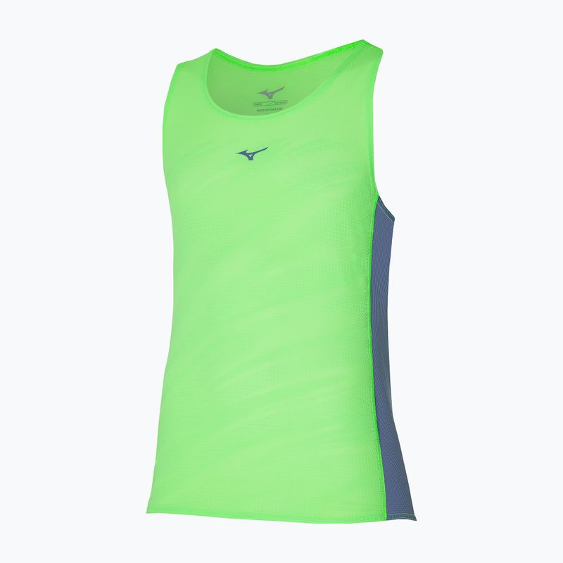 Pánské běžecké tílko tank top Mizuno Aero Tank light green