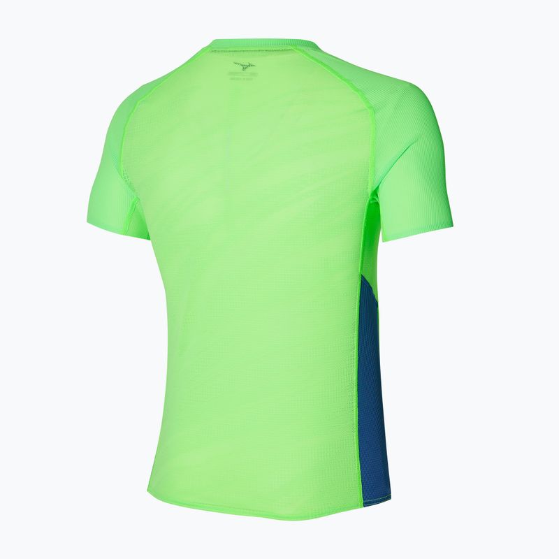 Pánské běžecké tričko Mizuno Aero Tee light green 2