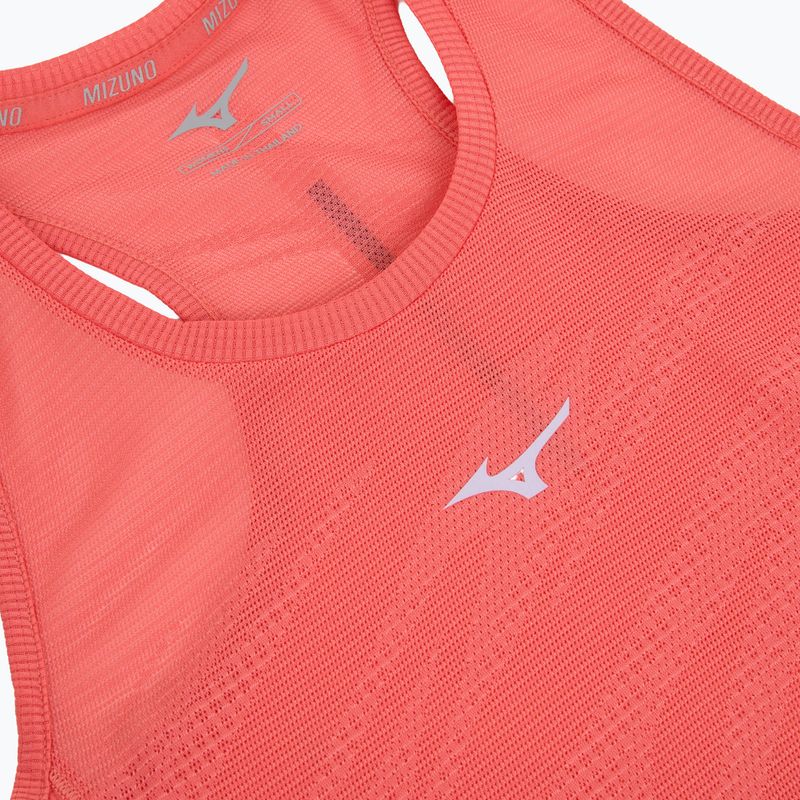 Dámské běžecké tílko tank topMizuno Aero Tank sunkissed coral 3