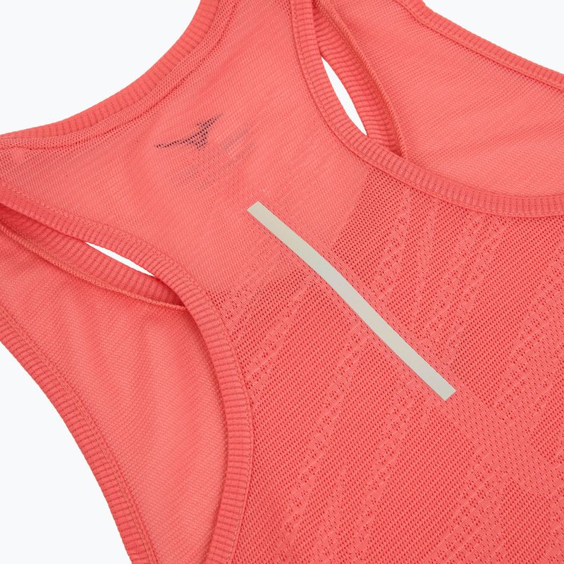 Dámské běžecké tílko tank topMizuno Aero Tank sunkissed coral 4