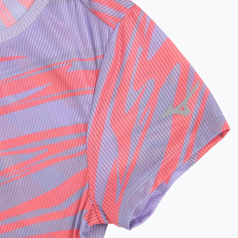Dámské běžecké tričko Mizuno DAF Graphic Tee pastel lilac 3