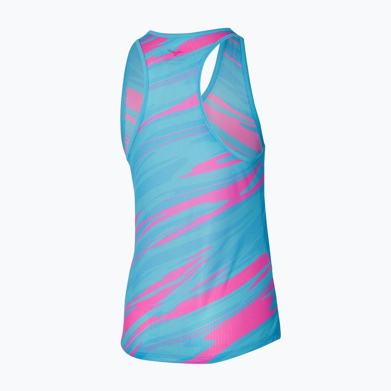 Dámské běžecké tílko tank topMizuno DAF Graphic Tank antigua sand 2