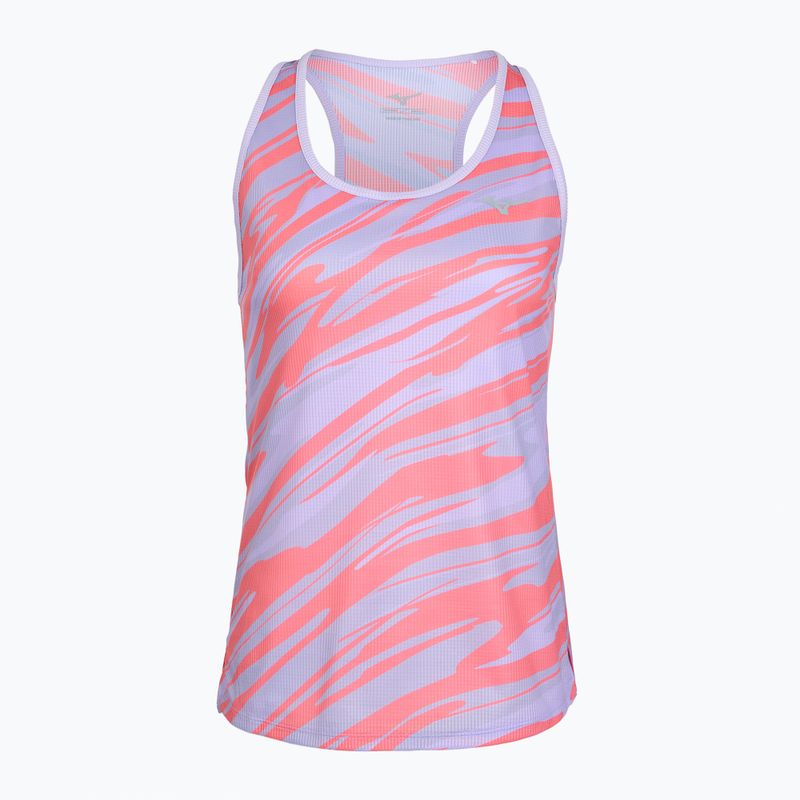 Dámské běžecké tílko tank topMizuno DAF Graphic Tank pastel lilac