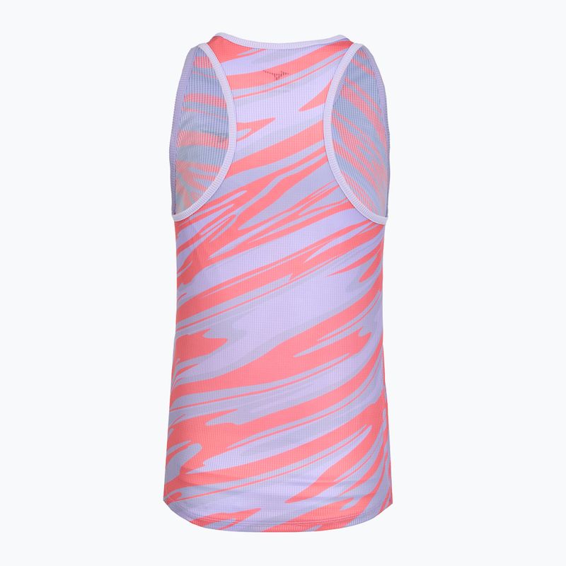 Dámské běžecké tílko tank topMizuno DAF Graphic Tank pastel lilac 2