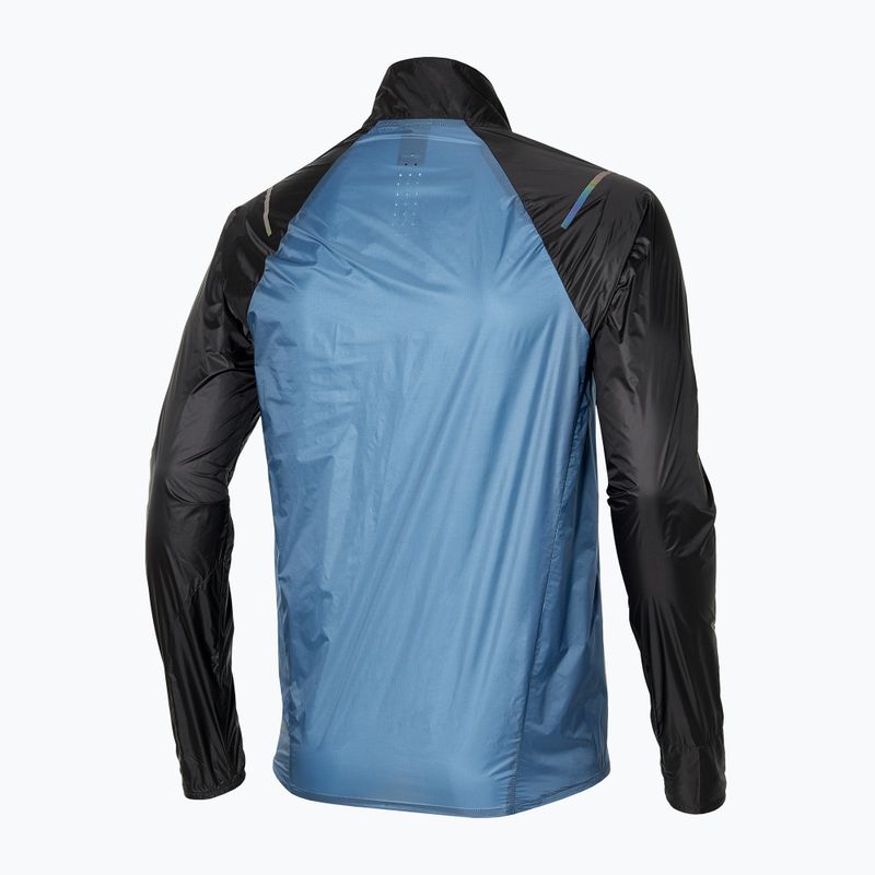 Pánská běžecká bunda Mizuno Aero blue ashes 5