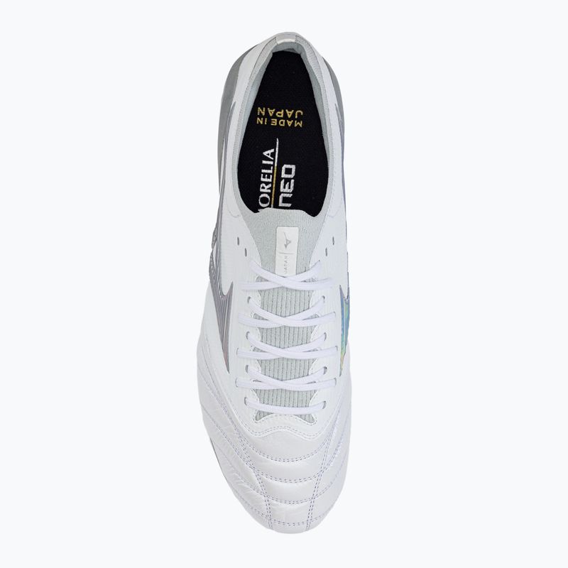 Fotbalové boty Mizuno Morelia Neo III Beta JP bílé P1GA239004 6