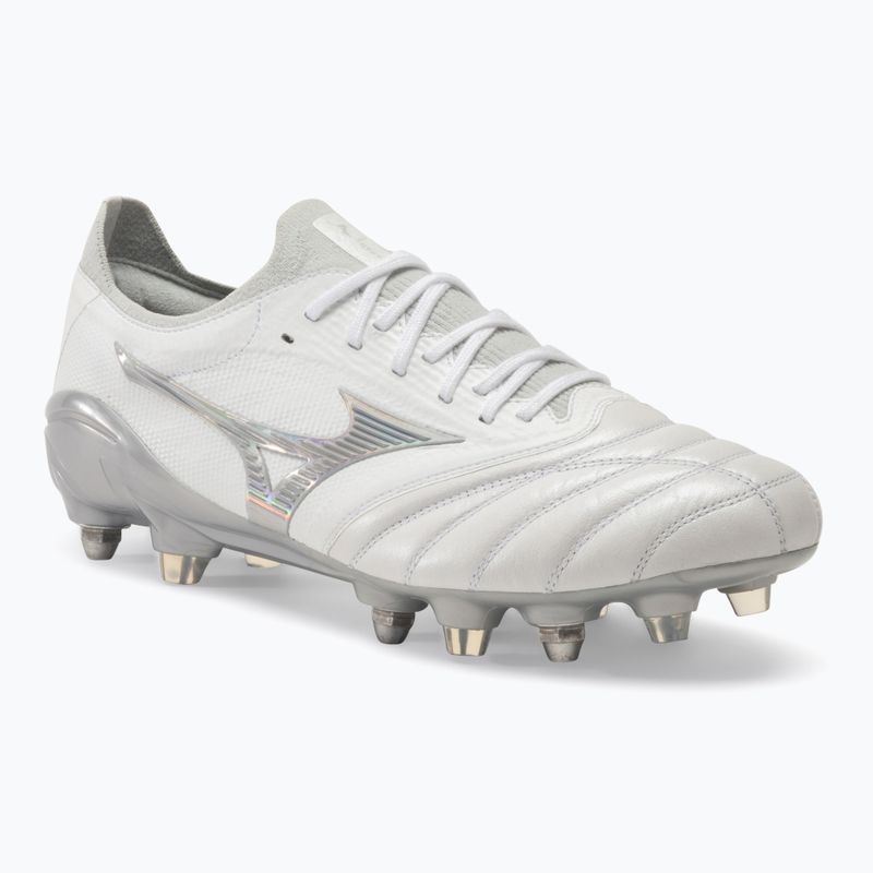Kopačky Mizuno Morelia Neo III Beta JMP white/hologram/cool gray 3c