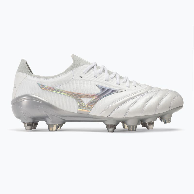 Kopačky Mizuno Morelia Neo III Beta JMP white/hologram/cool gray 3c 2