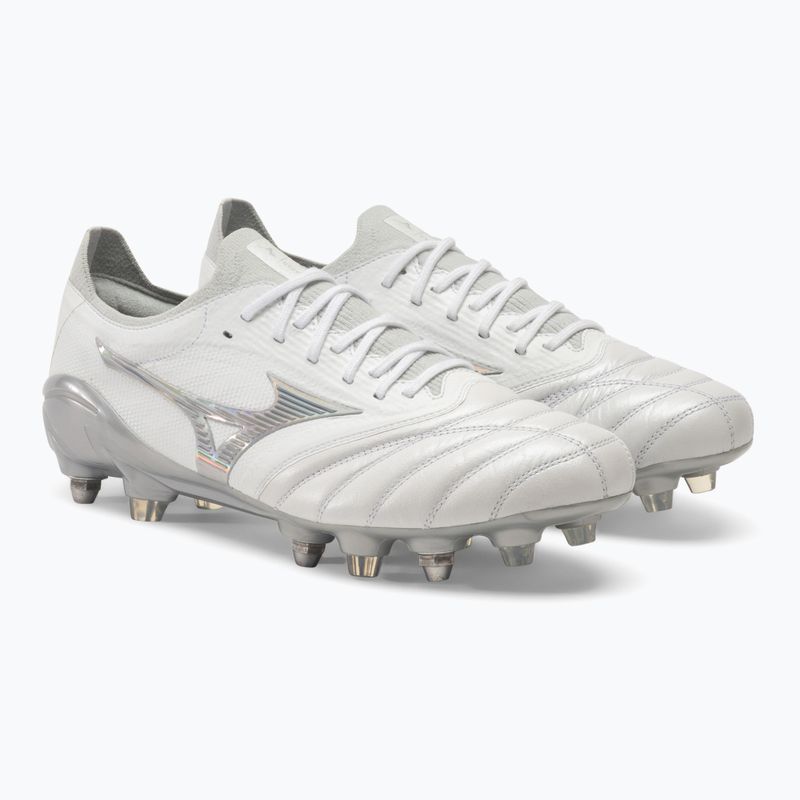 Kopačky Mizuno Morelia Neo III Beta JMP white/hologram/cool gray 3c 4