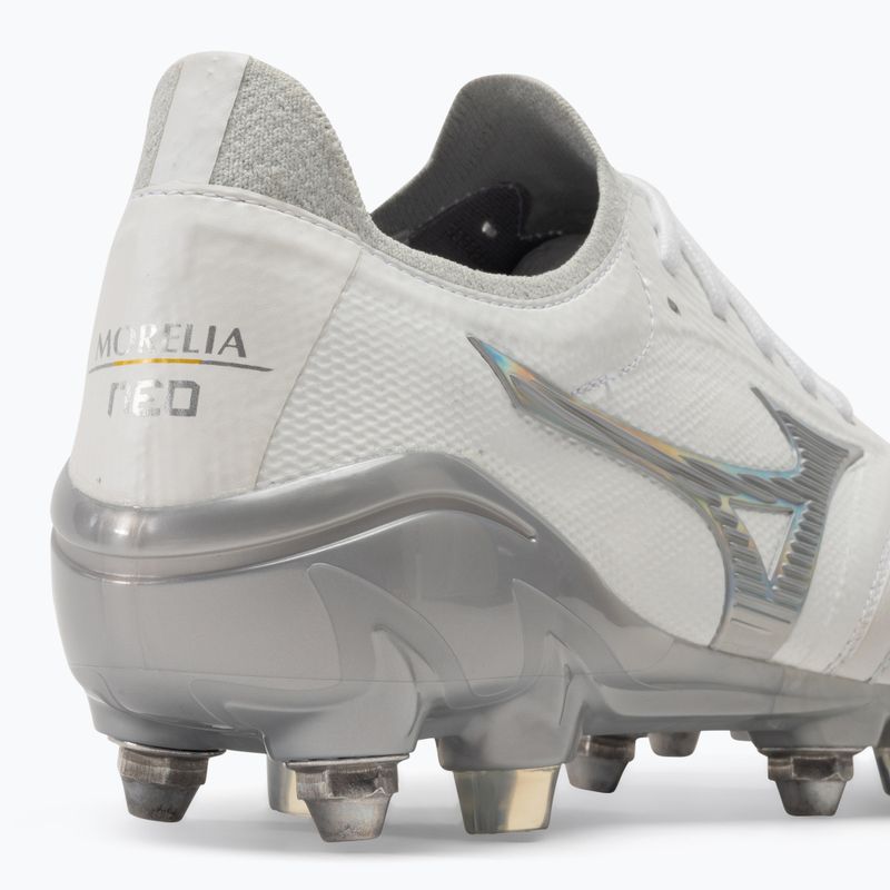 Kopačky Mizuno Morelia Neo III Beta JMP white/hologram/cool gray 3c 9
