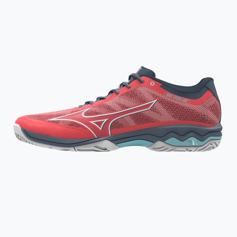 Dámská tenisová obuv Mizuno Wave Exceed Light AC Fierry Coral 2/White/China Blue 61GA221958 10