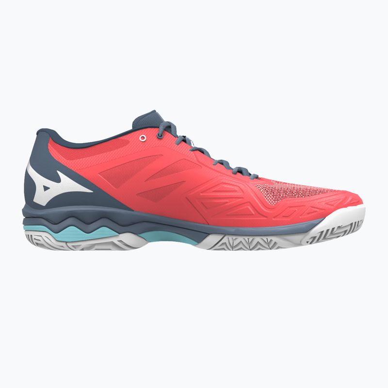 Dámská tenisová obuv Mizuno Wave Exceed Light AC Fierry Coral 2/White/China Blue 61GA221958 11