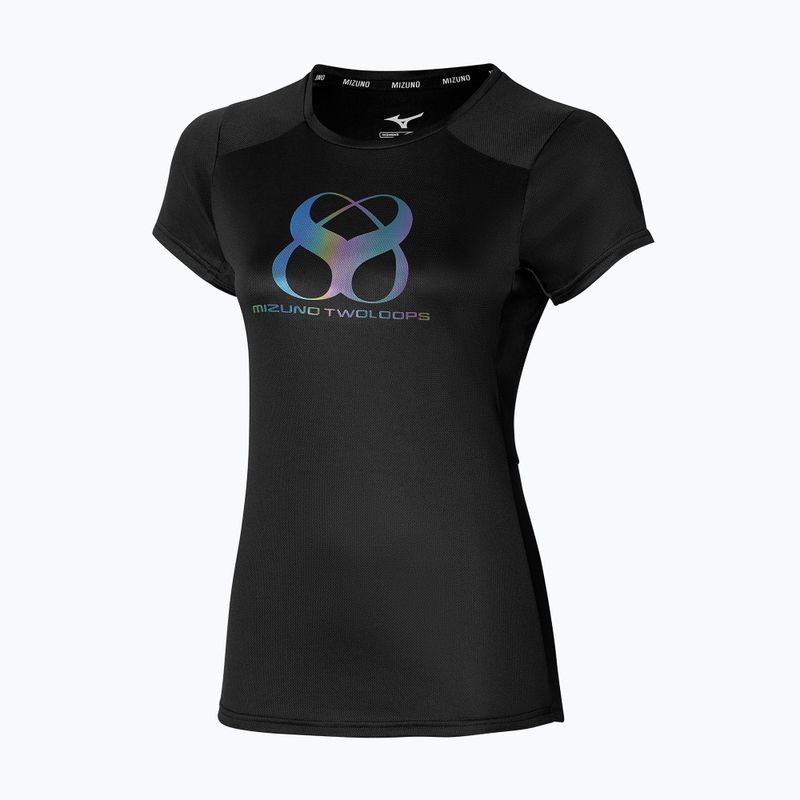 Dámské tričko Mizuno Two Loops 8 Tee black
