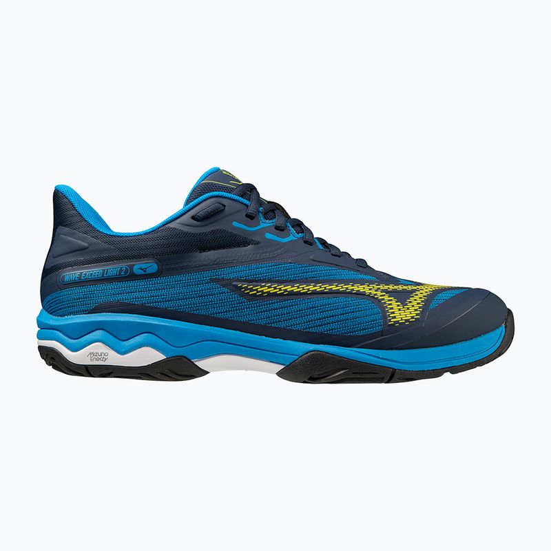 Pánská tenisová obuv Mizuno Wave Exceed Light 2 AC dress blues / bolt2 neon / clolsonne 7