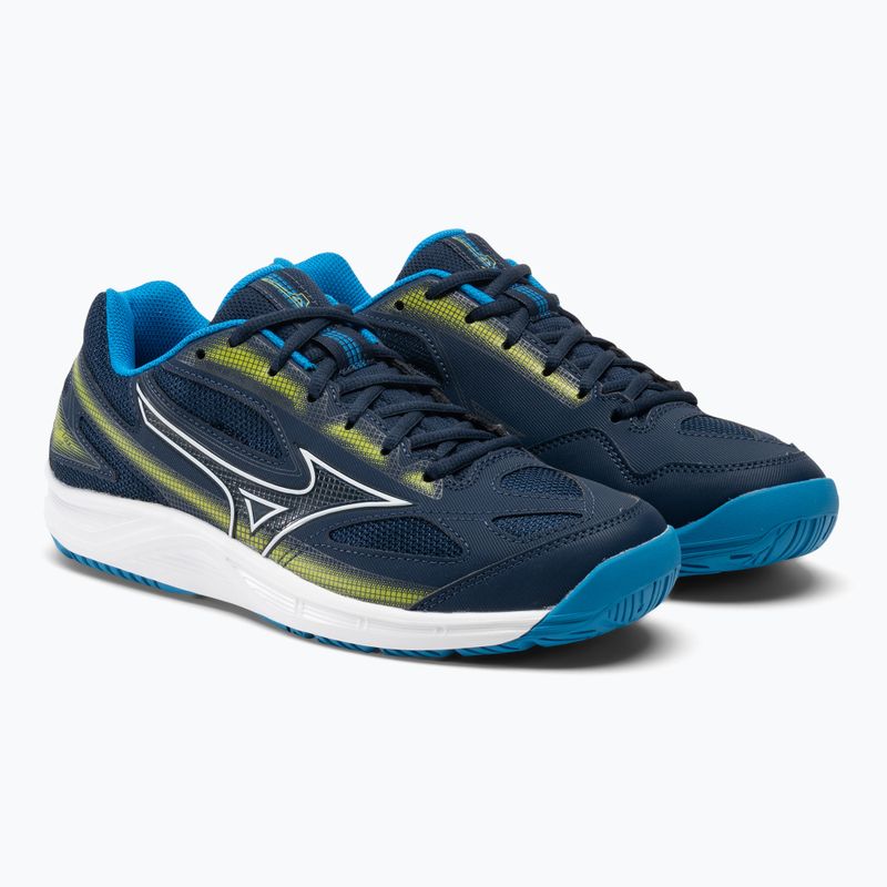 Pánská tenisová obuv Mizuno Break Shot 4 AC dress blues / jet blue / sulphur spring 4