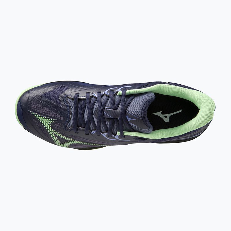 Pánské boty na padel Mizuno Wave Exceed Light 2 Padel evening blue / patina green / lolite 9