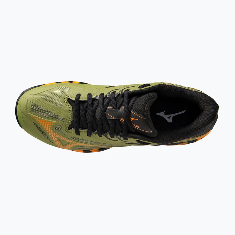 Pánské boty Mizuno Wave Exceed Light 2 Padel calliste green / vibrant orange / black 13