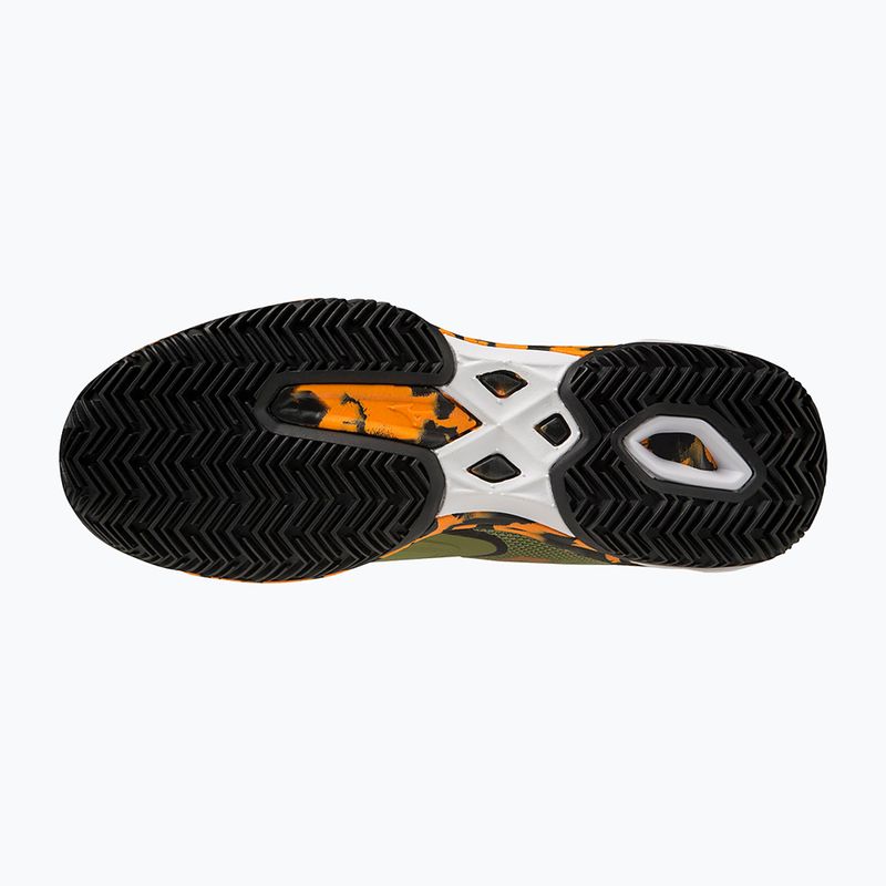 Pánské boty Mizuno Wave Exceed Light 2 Padel calliste green / vibrant orange / black 15
