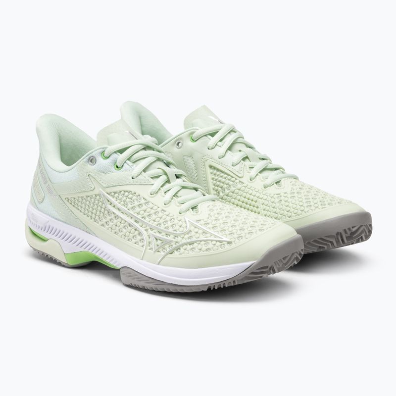 Dámská tenisová obuv Mizuno Wave Exceed Tour 5 CC ambroshia / silver / techno green 4